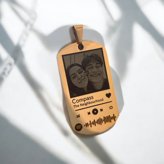 Placa Personalizada “Melodía Grabada”