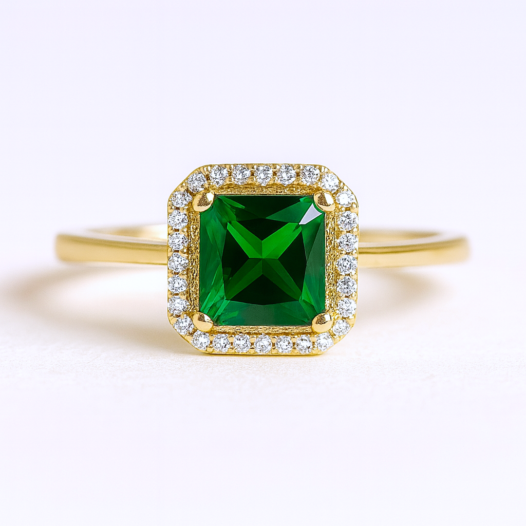 Anillo “Verde Imperial”
