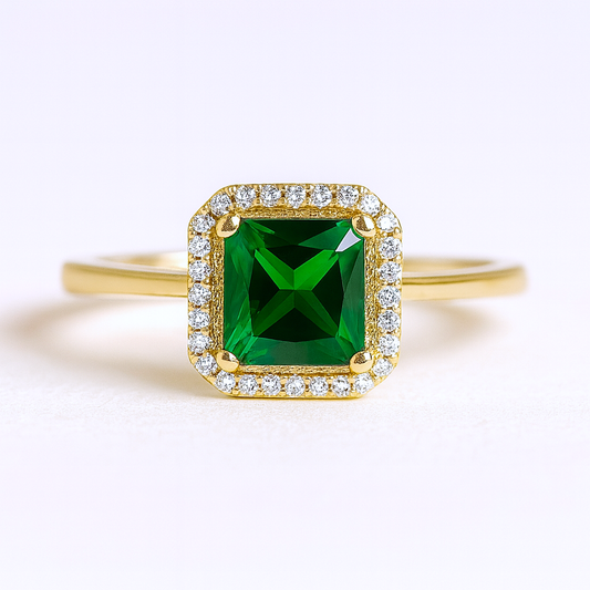 Anillo “Verde Imperial”