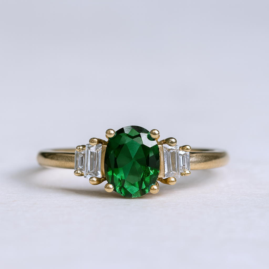 Anillo “Esmeralda Imperial”