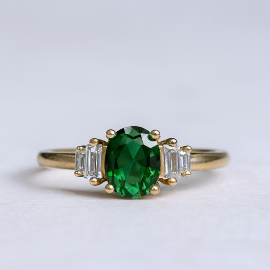 Anillo “Esmeralda Imperial”
