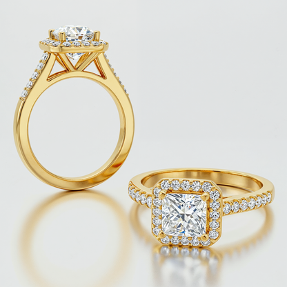 Anillo Princess Halo