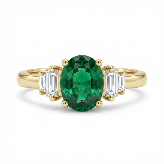Anillo “Esmeralda Imperial”