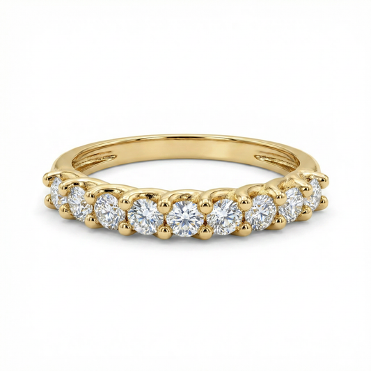 Anillo “Destello dorado”