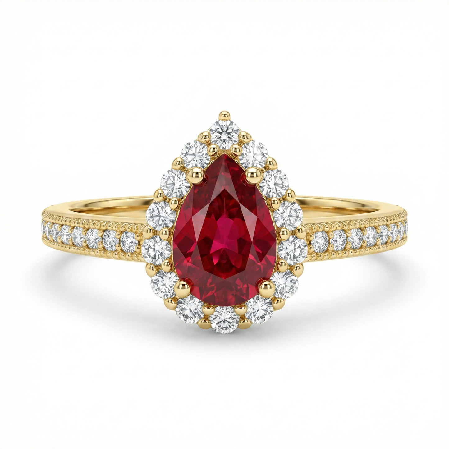 Anillo “Lágrima Carmesí”